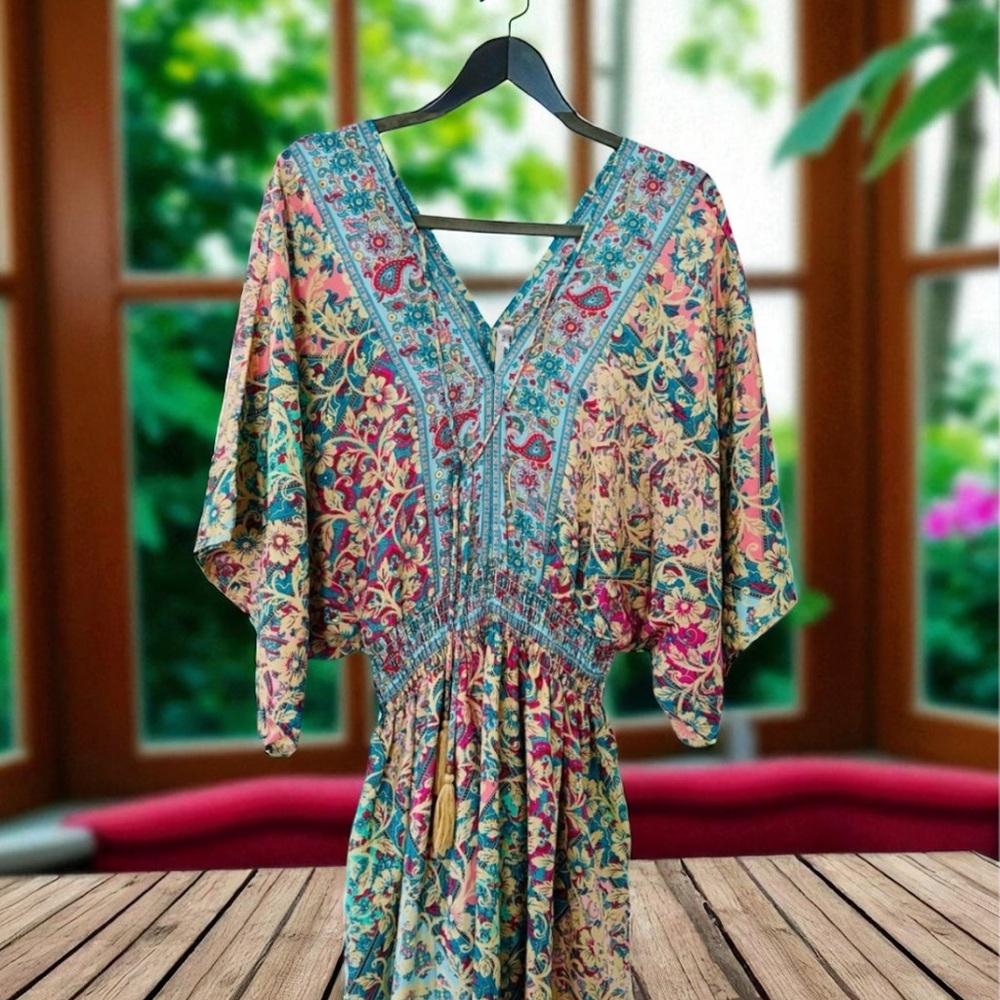Lapogee~Floral Maxi Dress (XL) – New Without Tags - Picture 6 of 7